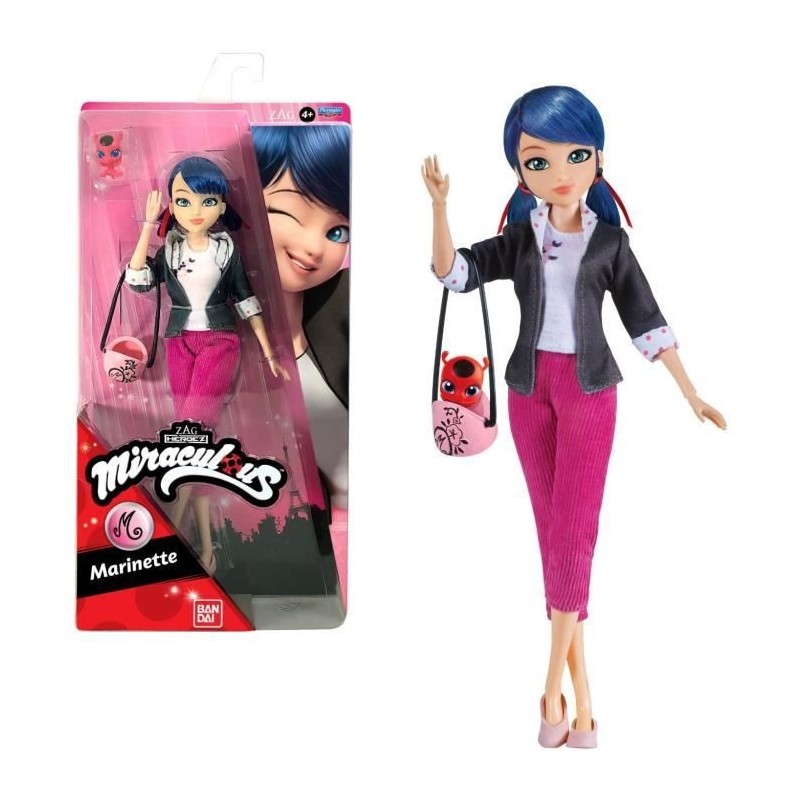 Miraculous Ladybug - Poupée mannequin 26 cm Marinette - BANDAI