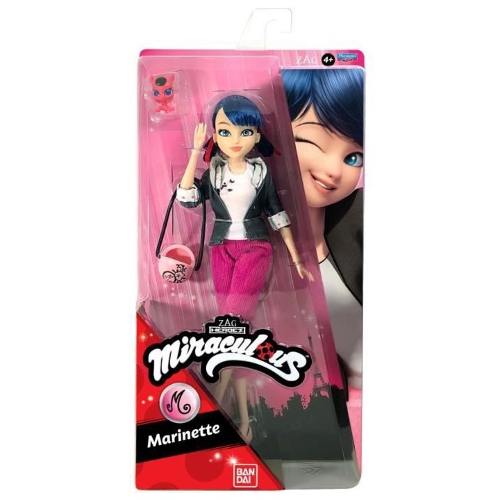 Miraculous Ladybug - Poupée mannequin 26 cm Marinette - BANDAI
