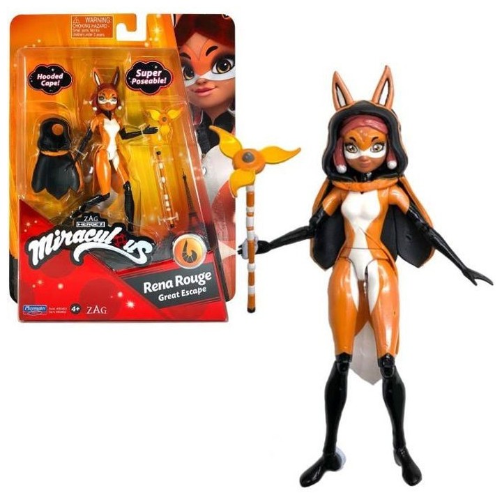 BANDAI Miraculous Ladybug - Mini-poupée 12 cm : Rena Rouge