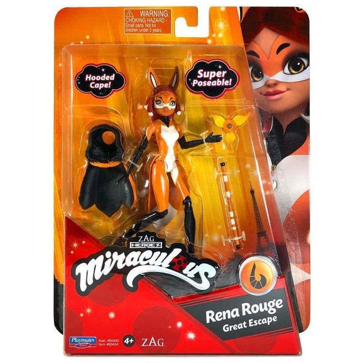 BANDAI Miraculous Ladybug - Mini-poupée 12 cm : Rena Rouge