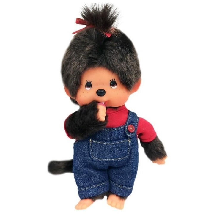 BANDAI - Monchhichi - Salopette - Fille & T-shirt - Rouge