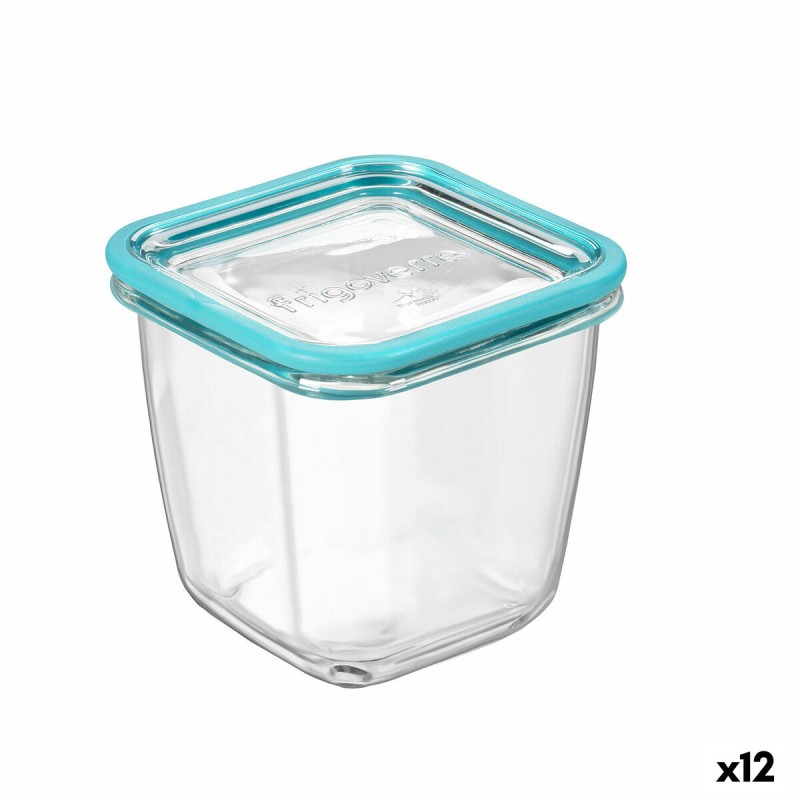 Panier-repas carré avec couvercle Bormioli Rocco Frigoverre Future Transparent verre 750 ml (12 Unités)