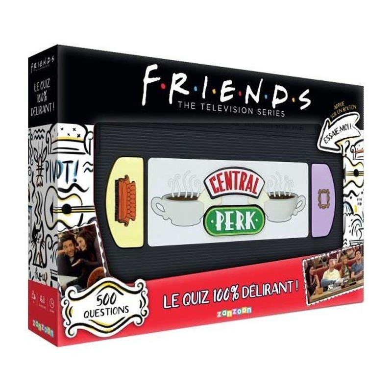 Friends : Le Quiz 100% délirant ! - Quiz jeu d'ambiance - BANDAI