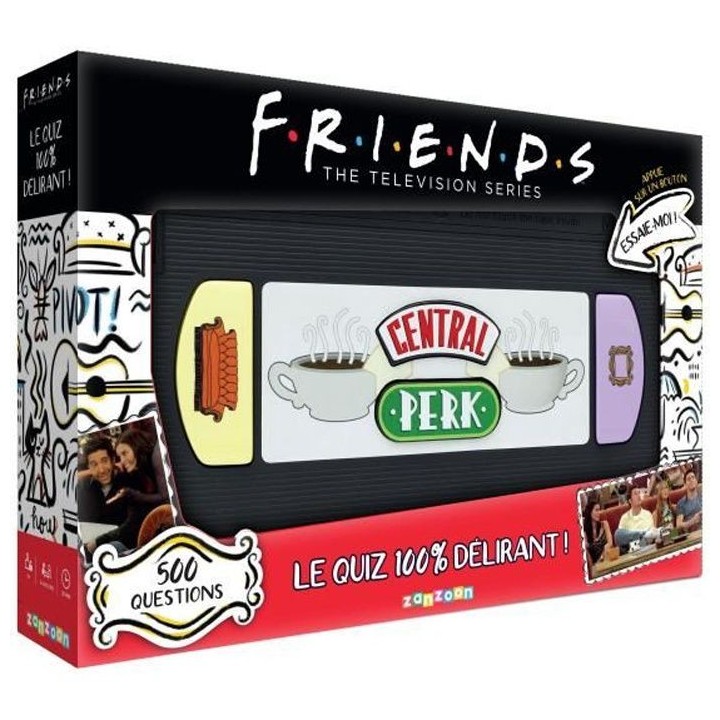 Friends : Le Quiz 100% délirant ! - Quiz jeu d'ambiance - BANDAI