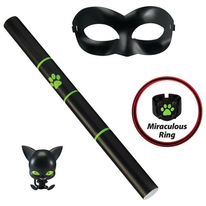 BANDAI - Miraculous Set de transformation - Chat Noir