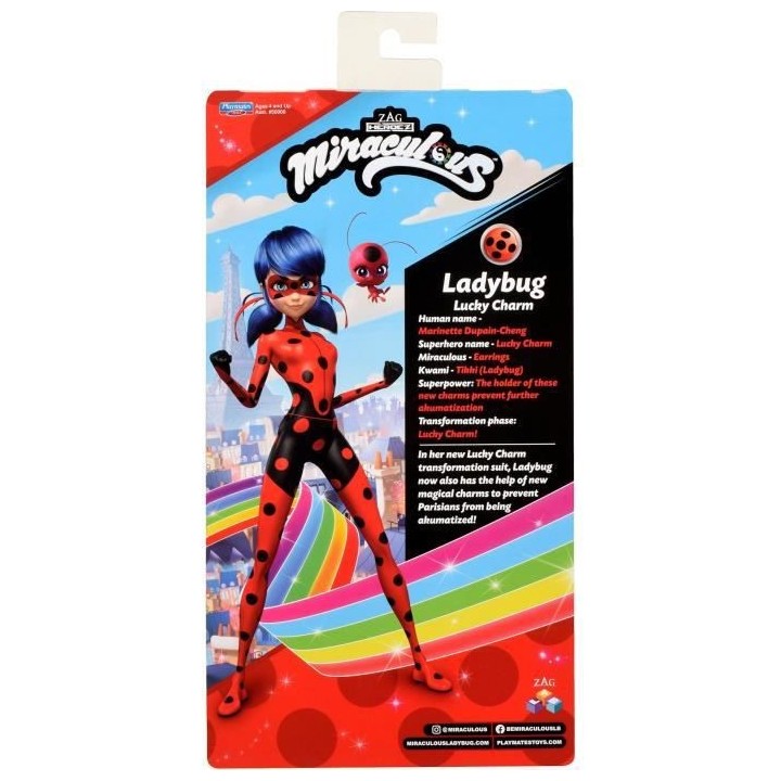Poupée Miraculous 26 cm - BANDAI - Ladybug Lucky Charm