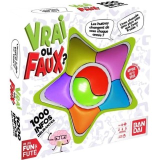 BANDAI - Jeu de société Vrai ou Faux