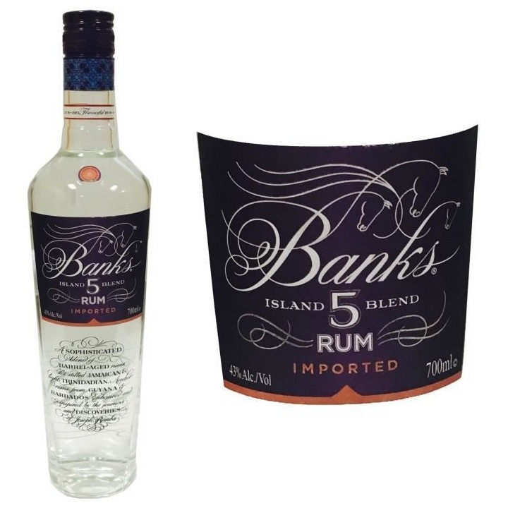 Banks 5 Rhum Blanc 70 cl - 43°