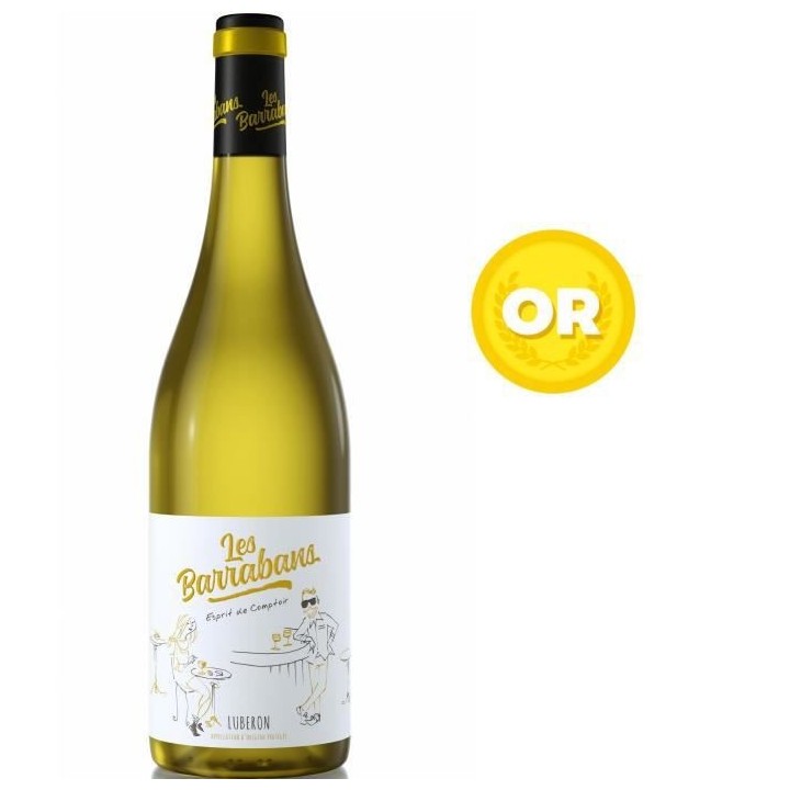 Les Barrabans 2020 Luberon - Vin blanc de la Vallée du Rhône