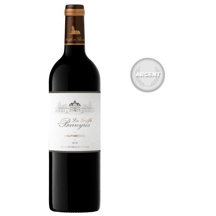 La Griffe de Barreyres 2018 Haut-Médoc - Vin rouge de Bordeaux