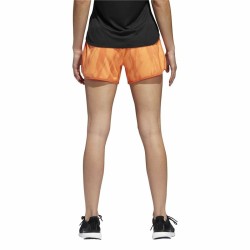 Short de Sport pour Femme Adidas M10 3" Orange