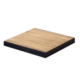 Dalle - Pied de Parasol - Céramique + acier thermolaqué - 41 x 41 x