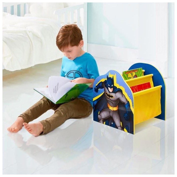 BATMAN Bibliotheque a pochettes pour enfants