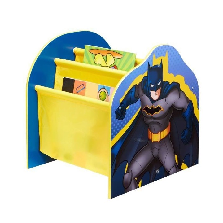 BATMAN Bibliotheque a pochettes pour enfants