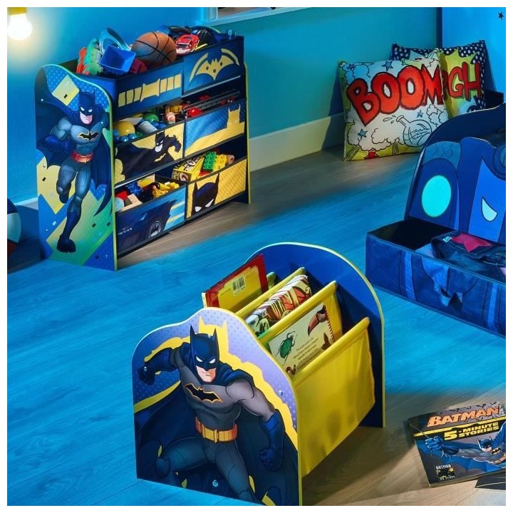 BATMAN Bibliotheque a pochettes pour enfants
