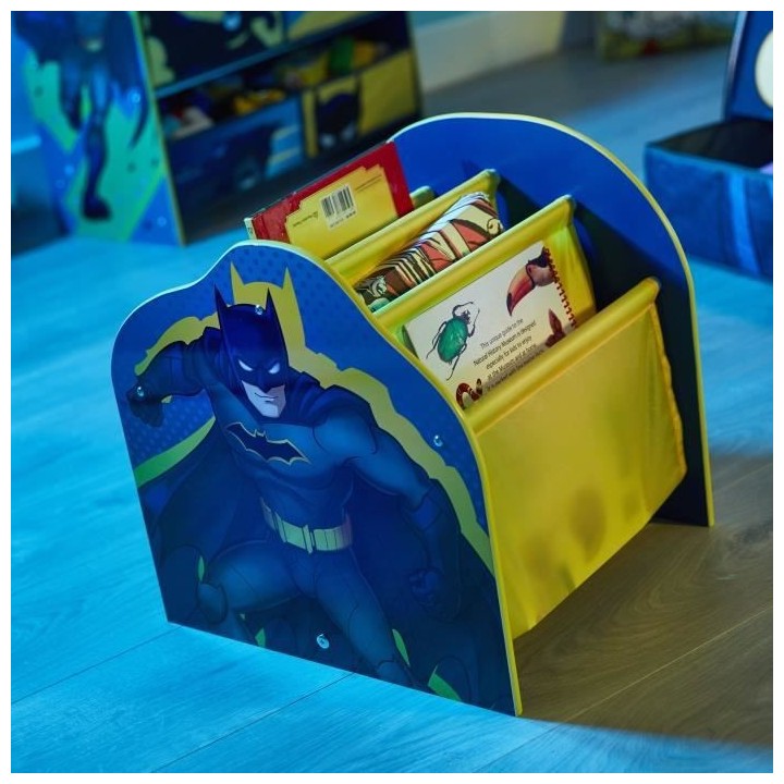 BATMAN Bibliotheque a pochettes pour enfants