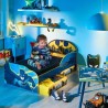 BATMAN Lit pour enfants avec espace de rangement sous le lit pour matelas 140x70cm