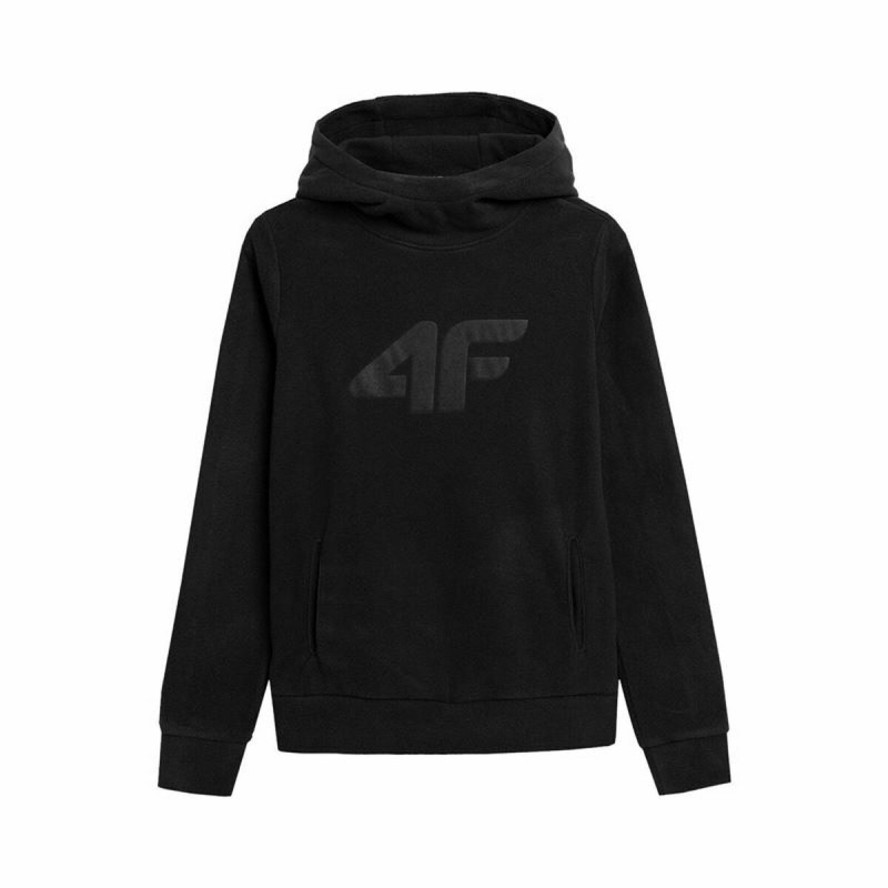 Sweat à capuche femme 4F Fleece Noir