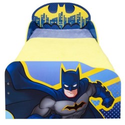 BATMAN Lit pour enfants avec espace de rangement sous le lit pour matelas 140x70cm