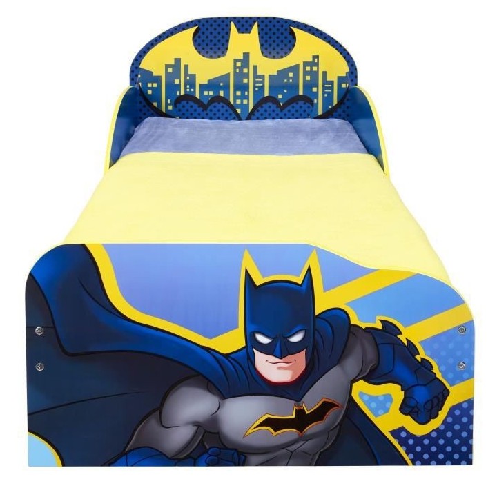 BATMAN Lit pour enfants avec espace de rangement sous le lit pour mate
