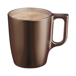 Tasse mug Luminarc Flashy Marron 250 ml verre (6 Unités)