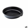 Moule pour four Pyrex Magic Rond Noir 20 cm 6 Unités