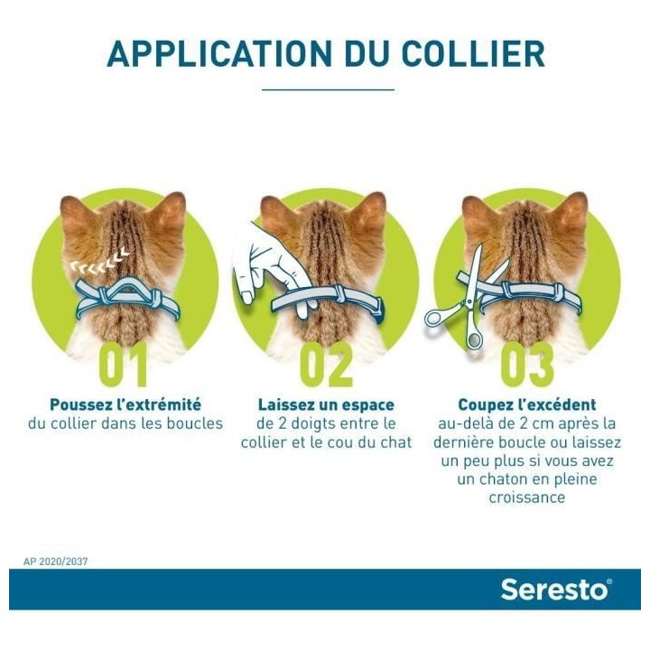 Seresto Chat Collier Anti-Puces et Anti-Tiques 1 unité