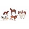 Set Animaux de la Ferme Moltó 6 Pièces Plastique