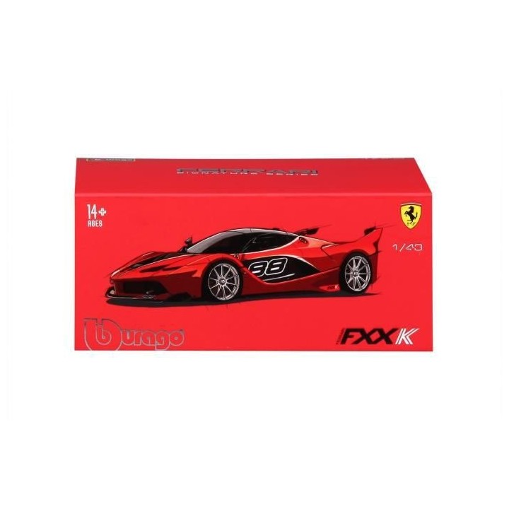 BBURAGO Véhicule Bburago Ferrari Signature FXXK rouge en métal a l'