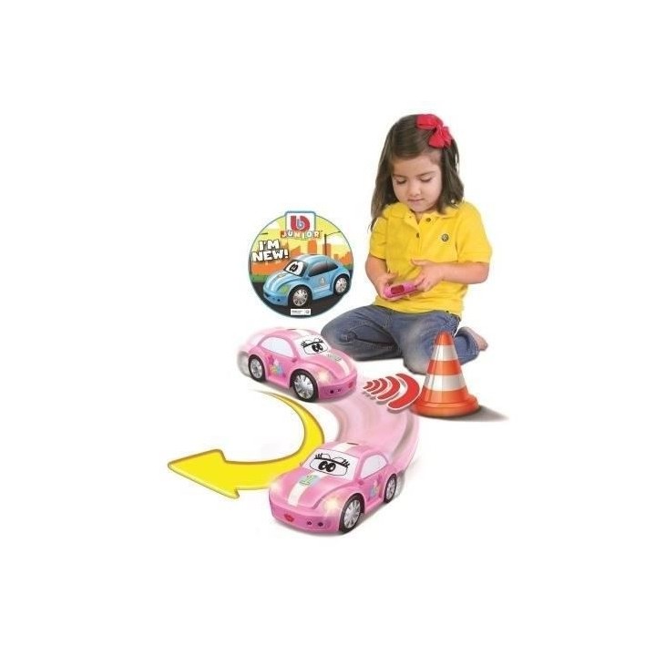 BURAGO Junior Voiture RC télécommandée Junior 1er âge Coccinelle i