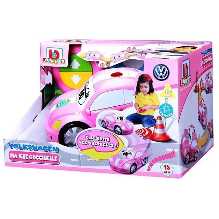 BURAGO Junior Voiture RC télécommandée Junior 1er âge Coccinelle i