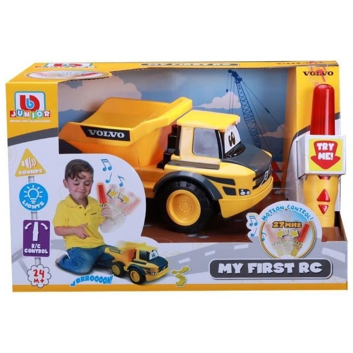 BB JUNIOR Véhicule radiocommandé BB Junior 1er âge Camion de chanti
