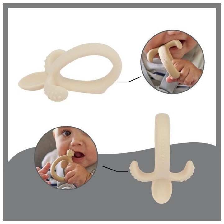 Babymoov Coffret repas 6-12 mois 3 pieces FIRST'ISY Renard Beige