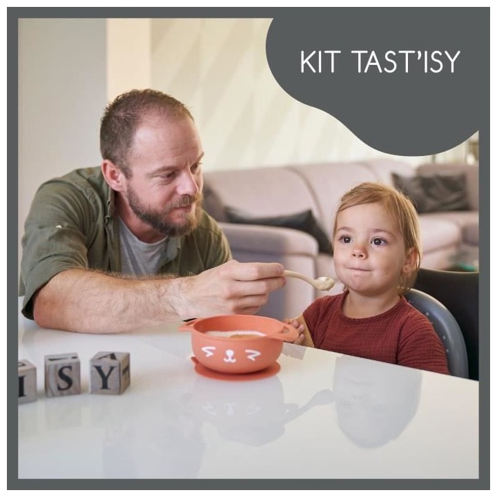 Babymoov Coffret repas 15-24 mois, TAST'ISY Renard Terracotta