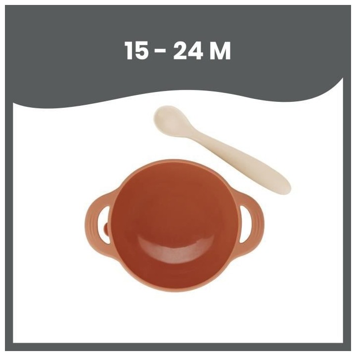 Babymoov Coffret repas 15-24 mois, TAST'ISY Renard Terracotta