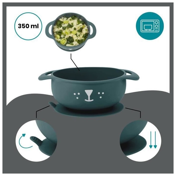 Babymoov Coffret repas 15-24 mois, TAST'ISY Chien Bleu