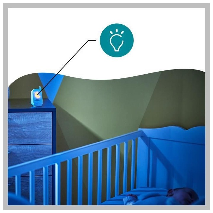 Babyphone audio pour bébé Handy Care - Basse émission d'ondes - Por