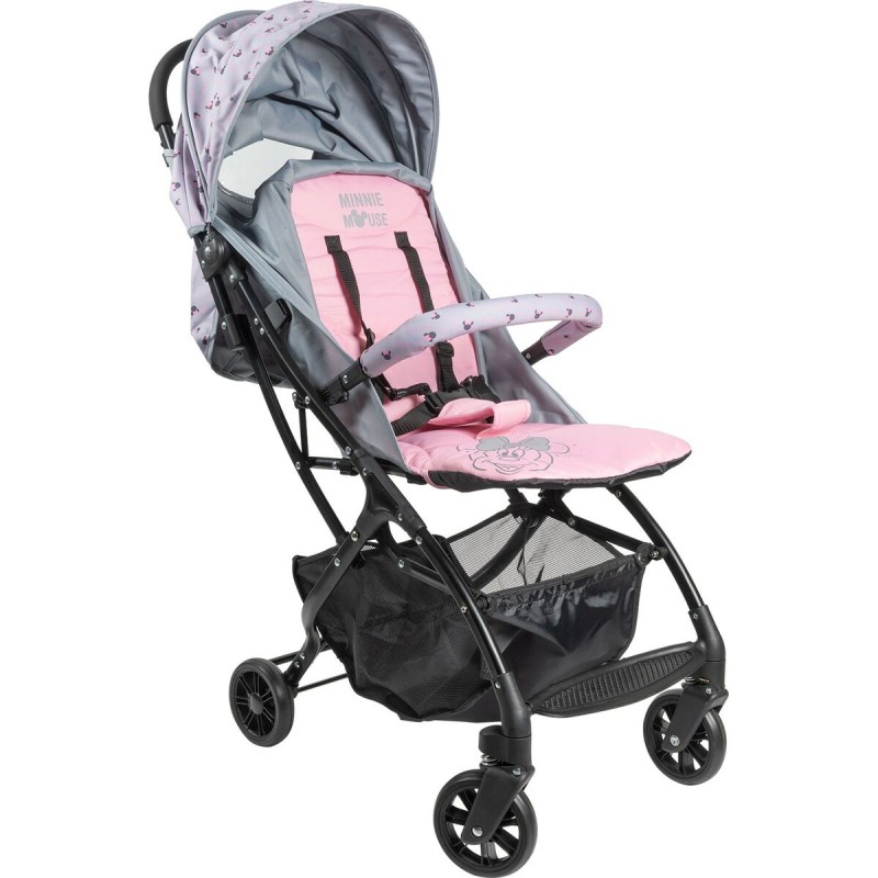 Poussette pour bébé Minnie Mouse CZ10394 Rose Pliable