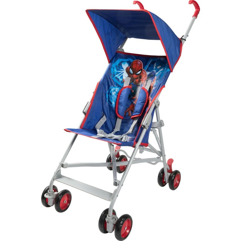 Poussette pour bébé Spiderman CZ10373 Bleu Pliable