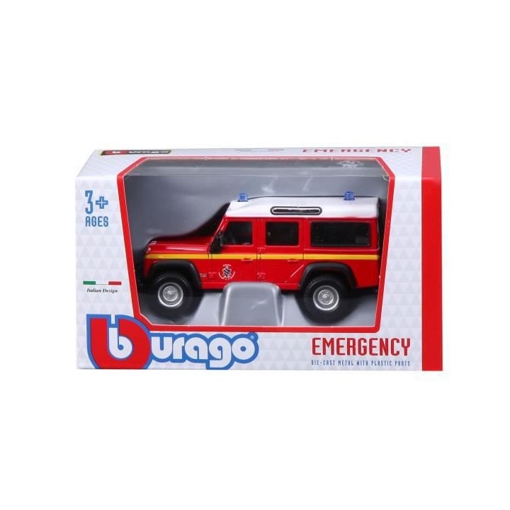BBURAGO - 1/43 LAND ROVER DEFENDER - Sapeurs Pompiers des Yvelines - 2