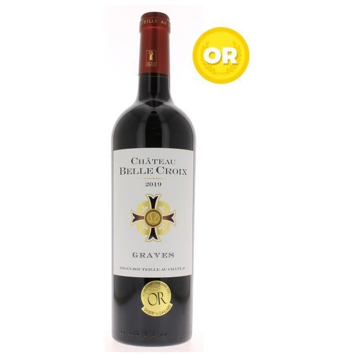 Château Belle Croix 2019 Graves - Vin rouge de Bordeaux
