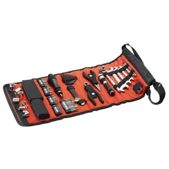 Sacoche enroulable de mécanique automobile (76 Accessoires) - BLACK+D