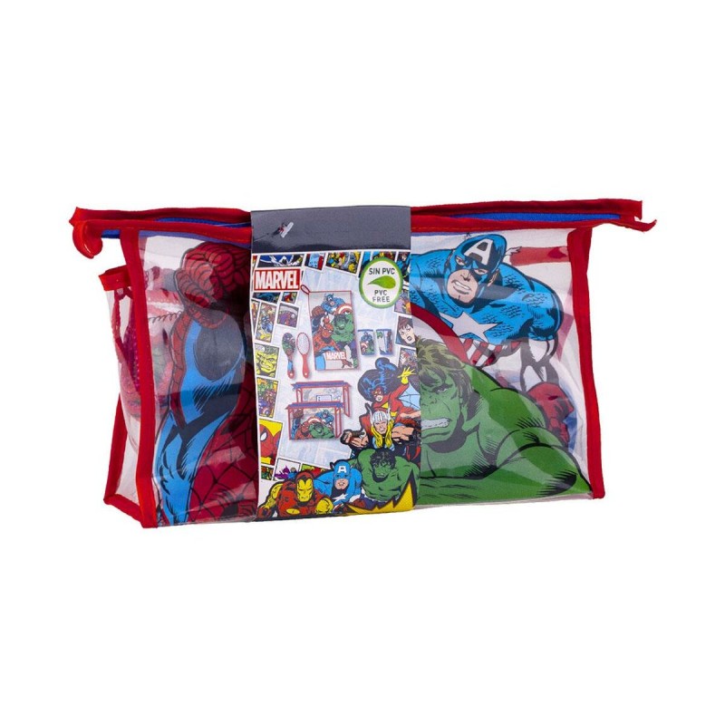 Ensemble de Toilette pour Enfant de Voyage The Avengers 4 Pièces Rouge