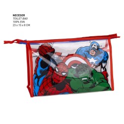 Ensemble de Toilette pour Enfant de Voyage The Avengers 4 Pièces Rouge