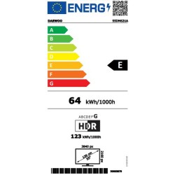 TV intelligente Daewoo 55DM62UA 55" 4K Ultra HD DLED Wi-Fi