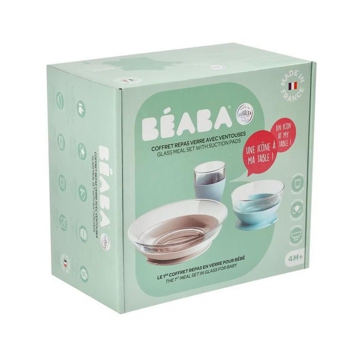 Béaba Repas Coffret Verre Jungle 4 pieces