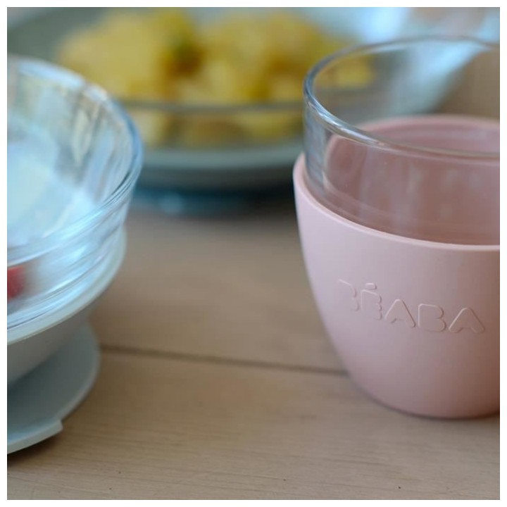 Béaba Repas Coffret Verre Eucalyptus 4 pieces