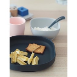 Béaba Coffret Repas Silicone Night Blue 4 pieces