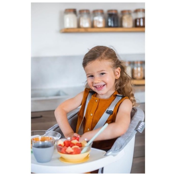 BEABA, Coffret repas verre Yellow