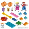 Set de construction Colorbaby Playground 50 Pièces (2 Unités)